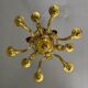 Louis XVI Style Basket Chandelier in Gilt Bronze Circa 1880