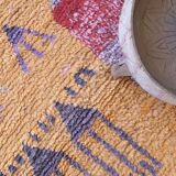 Modern Orange Berber Rug - 250 X 150 cm