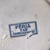 3 hollow plates U&C Sarreguemines - model Féria
