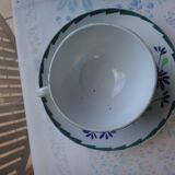 old cup set and its hand-painted under cup