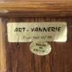 Vintage shelving storage unit library