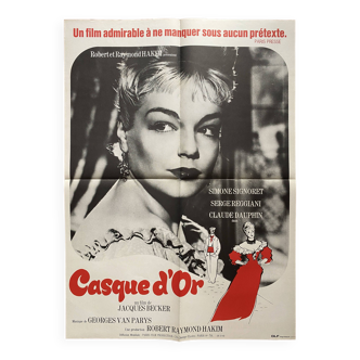 Cinema poster "Casque d'or" Simone Signoret 60x80cm 70's