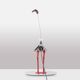 Ingo Maurer. “Bibibibi” model lamp. 1980s.