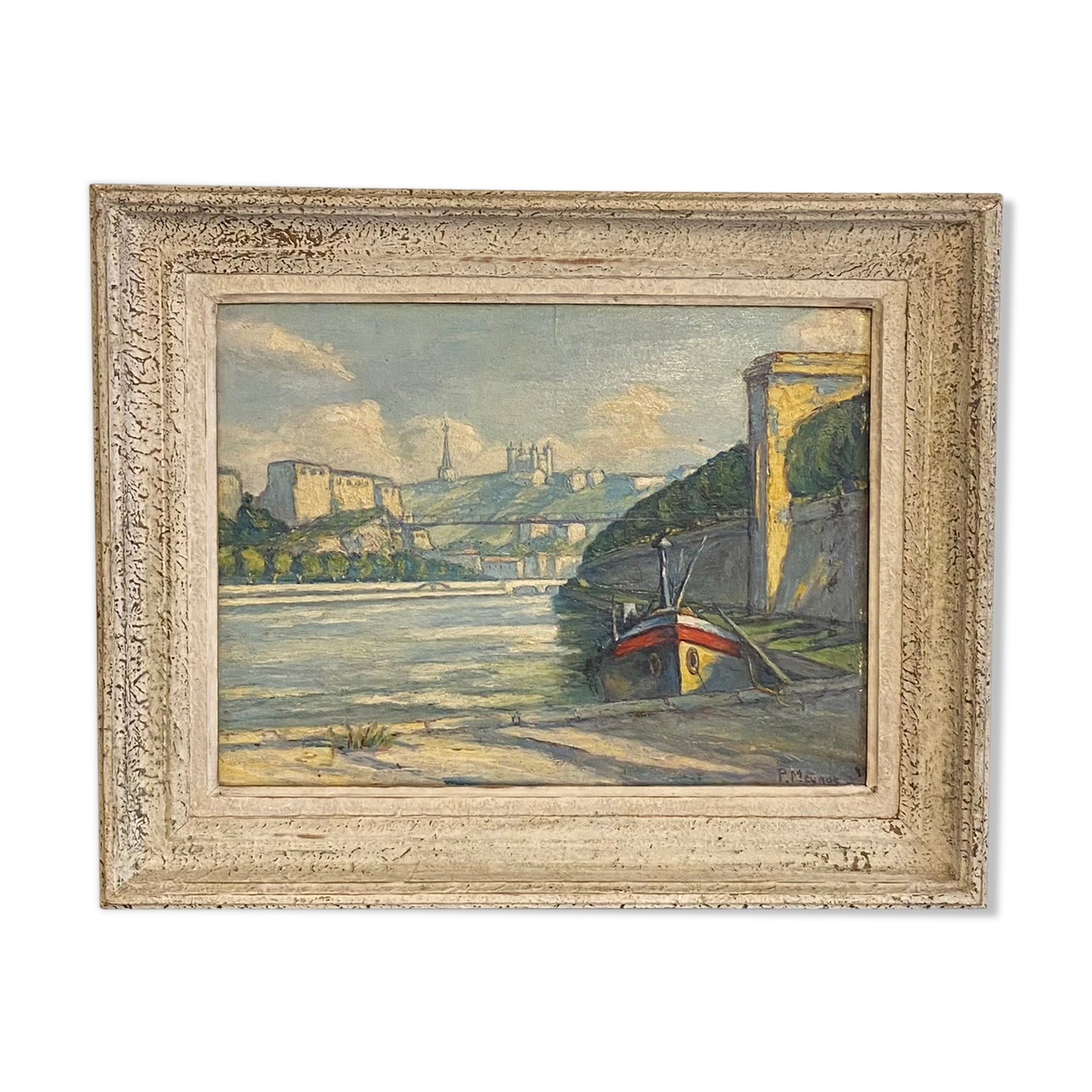 Old painting, signed marine, 50s/60s