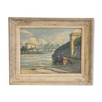 Old painting, Marine signed , 50s/60s