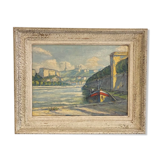 Old painting, signed marine, 50s/60s