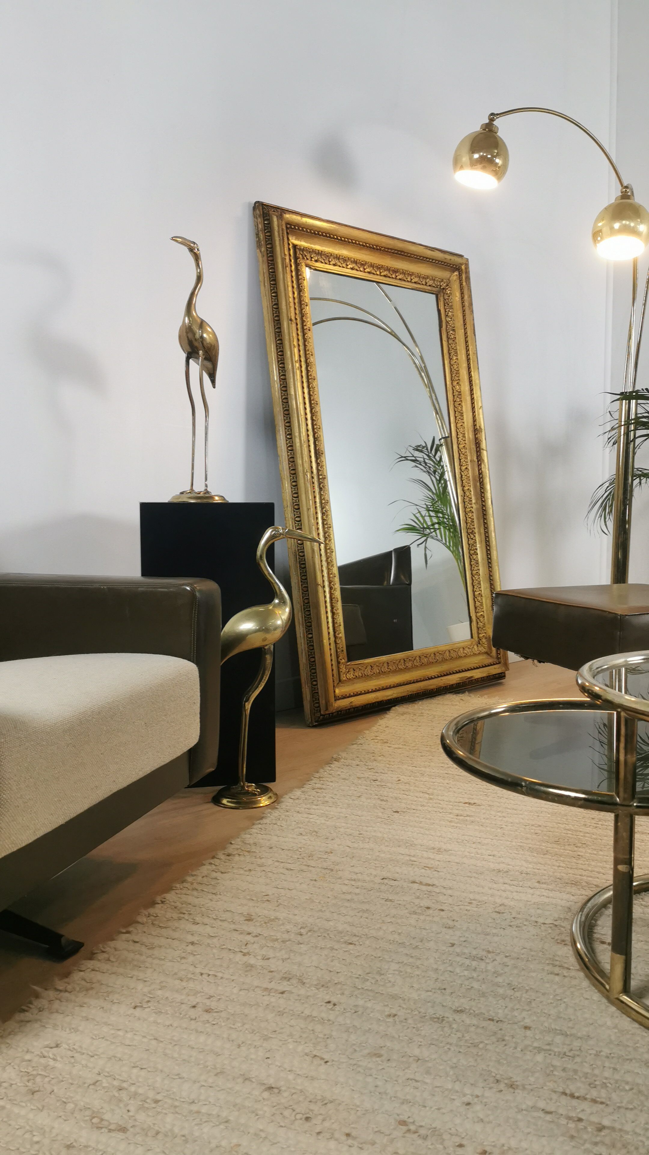 Old period mirror 152x93cm