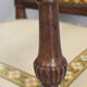 Walnut armchair, Louis XVI style, early nineteenth