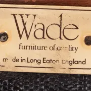Chesterfield Green tufted Leather desk chair by Wade England 1960s