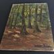 Oil painting on undergrowth panel