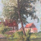 Lake landscape signed 1943