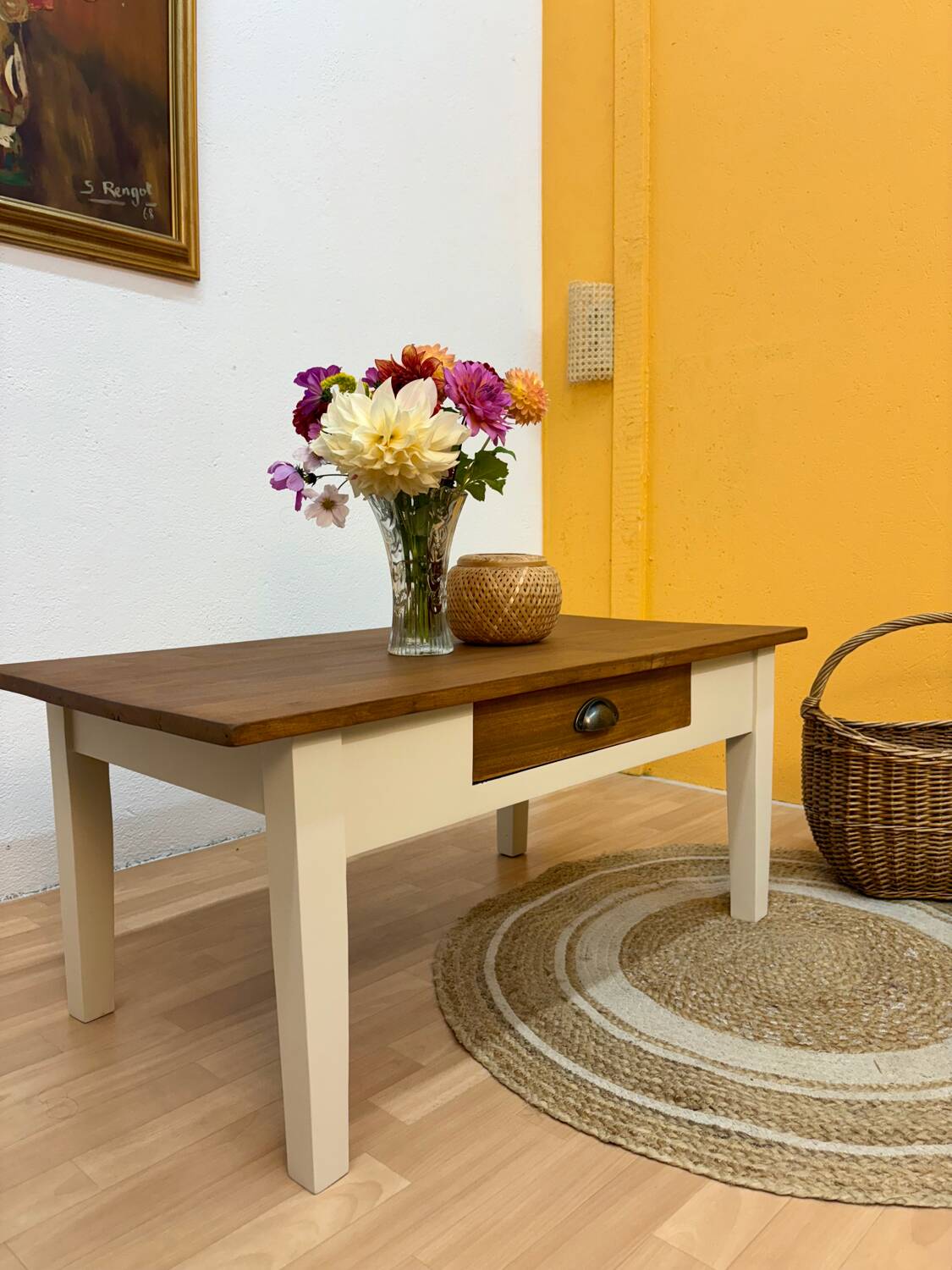 Table basse bois