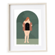 The opening, art print 13x18 cm, numbered and signed, green version