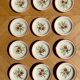 Set of 12 antique Sarreguemines Ermont plates.