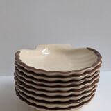 8 Emile Henry ceramic shell bowls