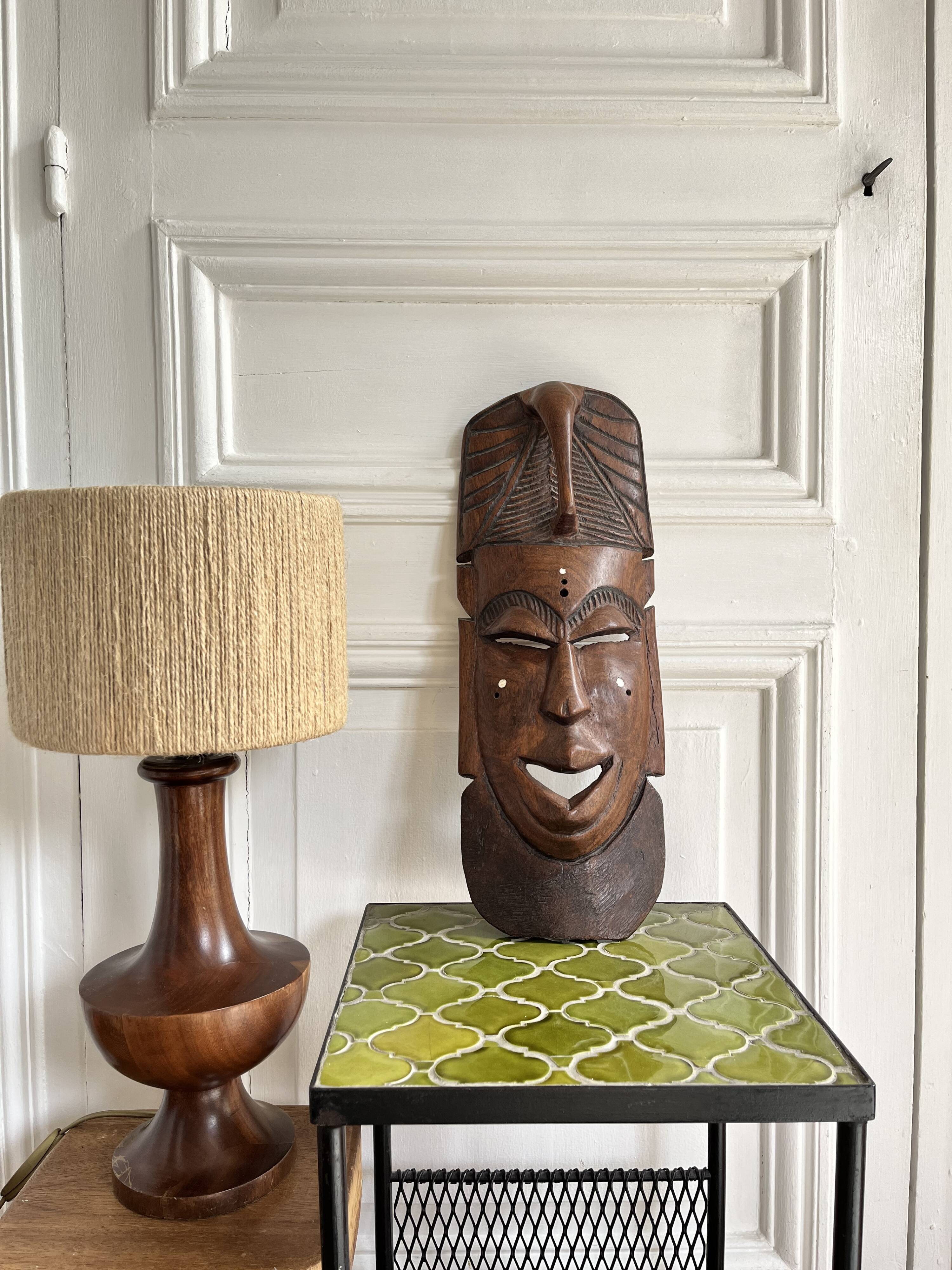 African wooden mask
