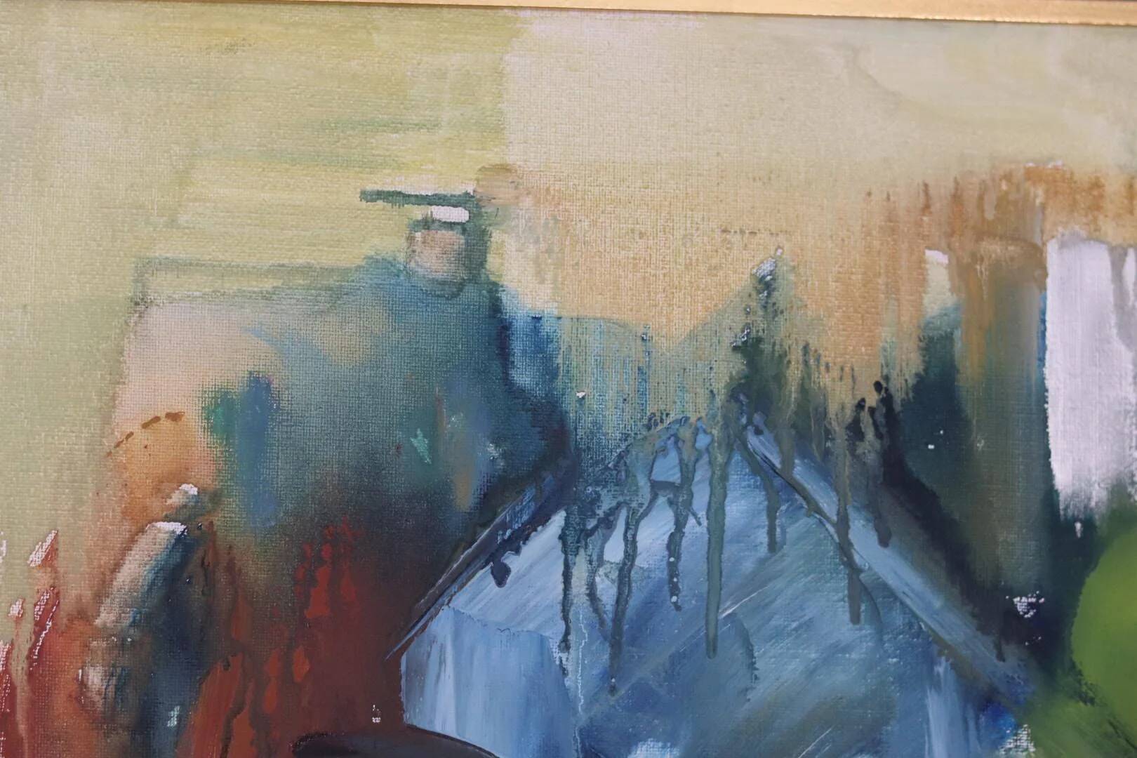 Huile sur toile suédoise originale – « Nature morte vibrante »