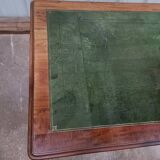 Vintage mahogany desk and leather top