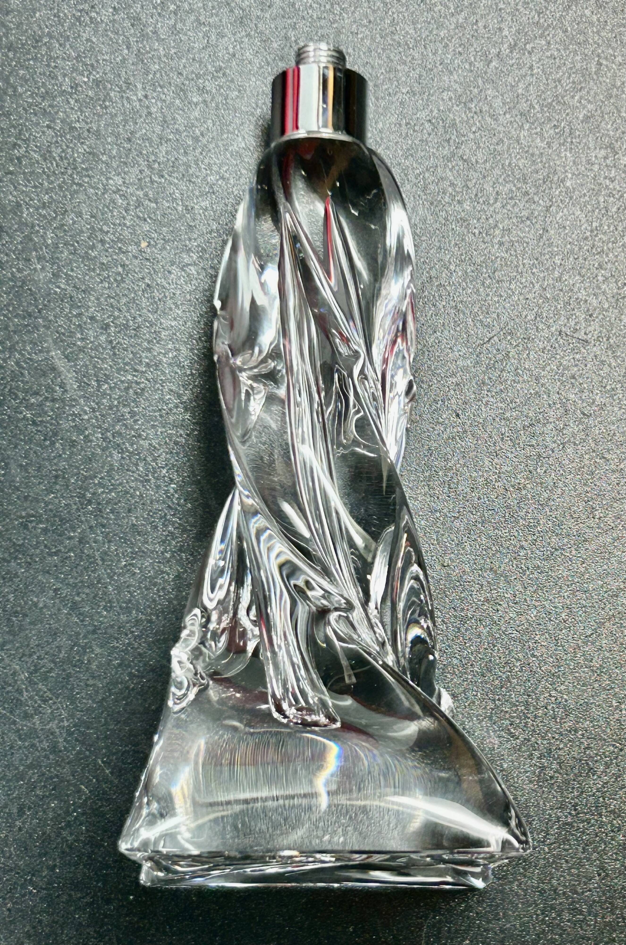 Twisted crystal lamp base - 15 / 17 cm