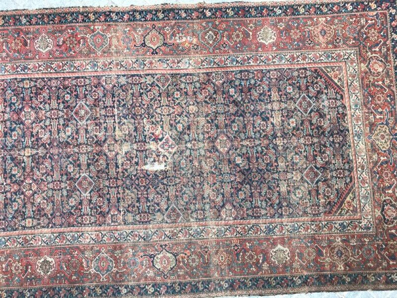 Former carpet Persian Ferahan 19th century handmade 156 X 306 CM
