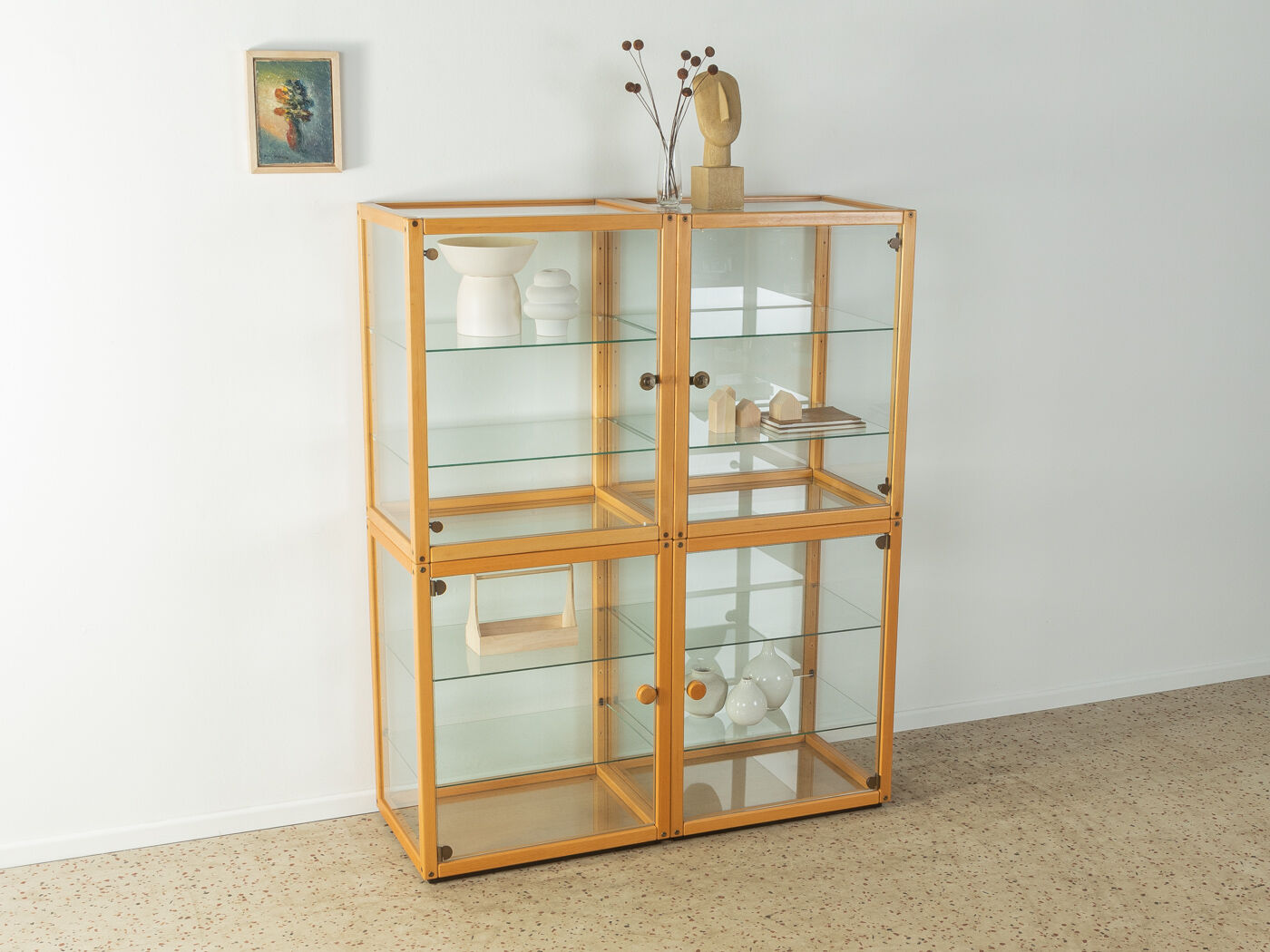Pair of wall unit from the flötotto profilsystem collection from the 1970s