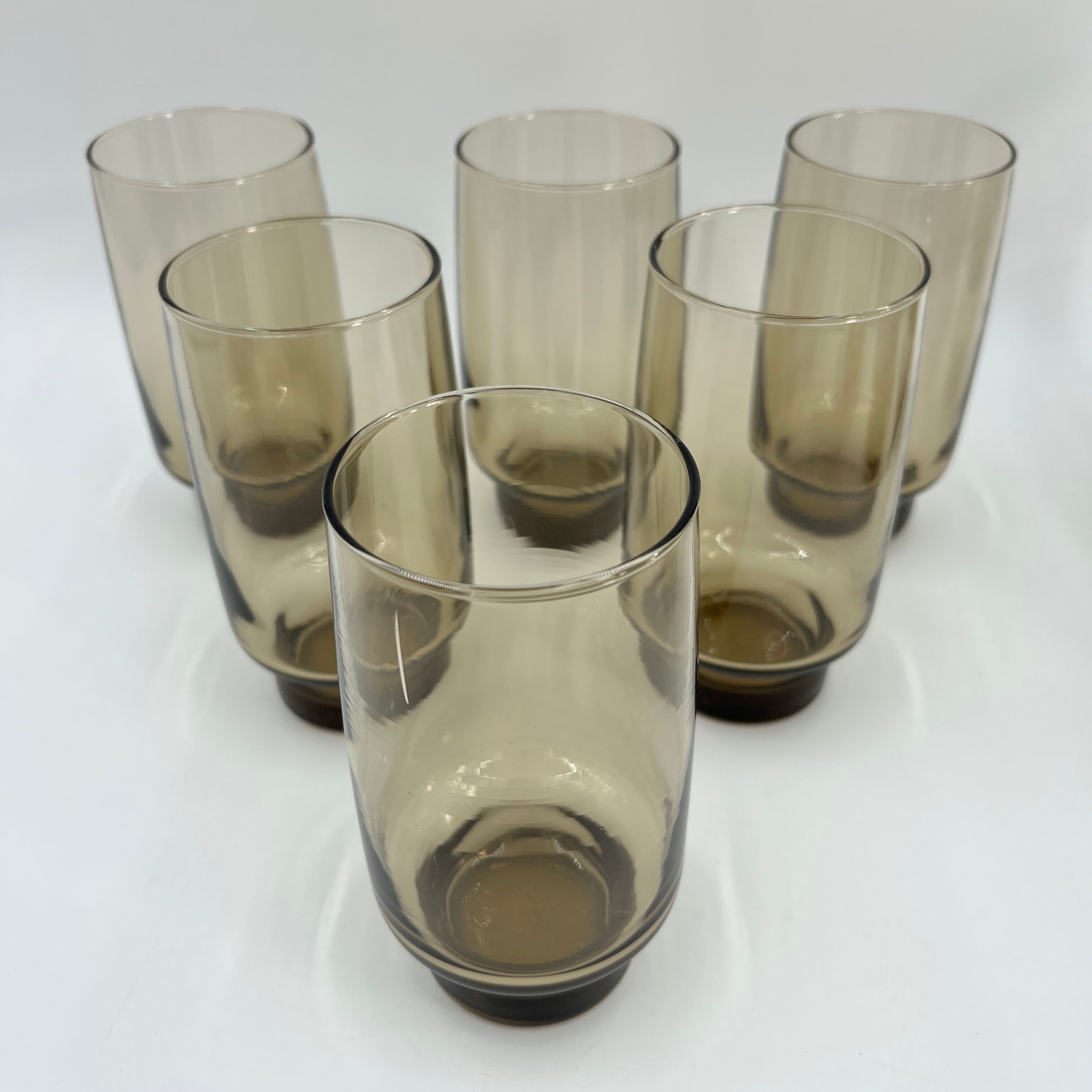 Arcopal smoked glass set