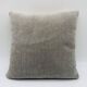 Coussin carré, Housse et Insert. Gris, Champagne. Modèle Mila.