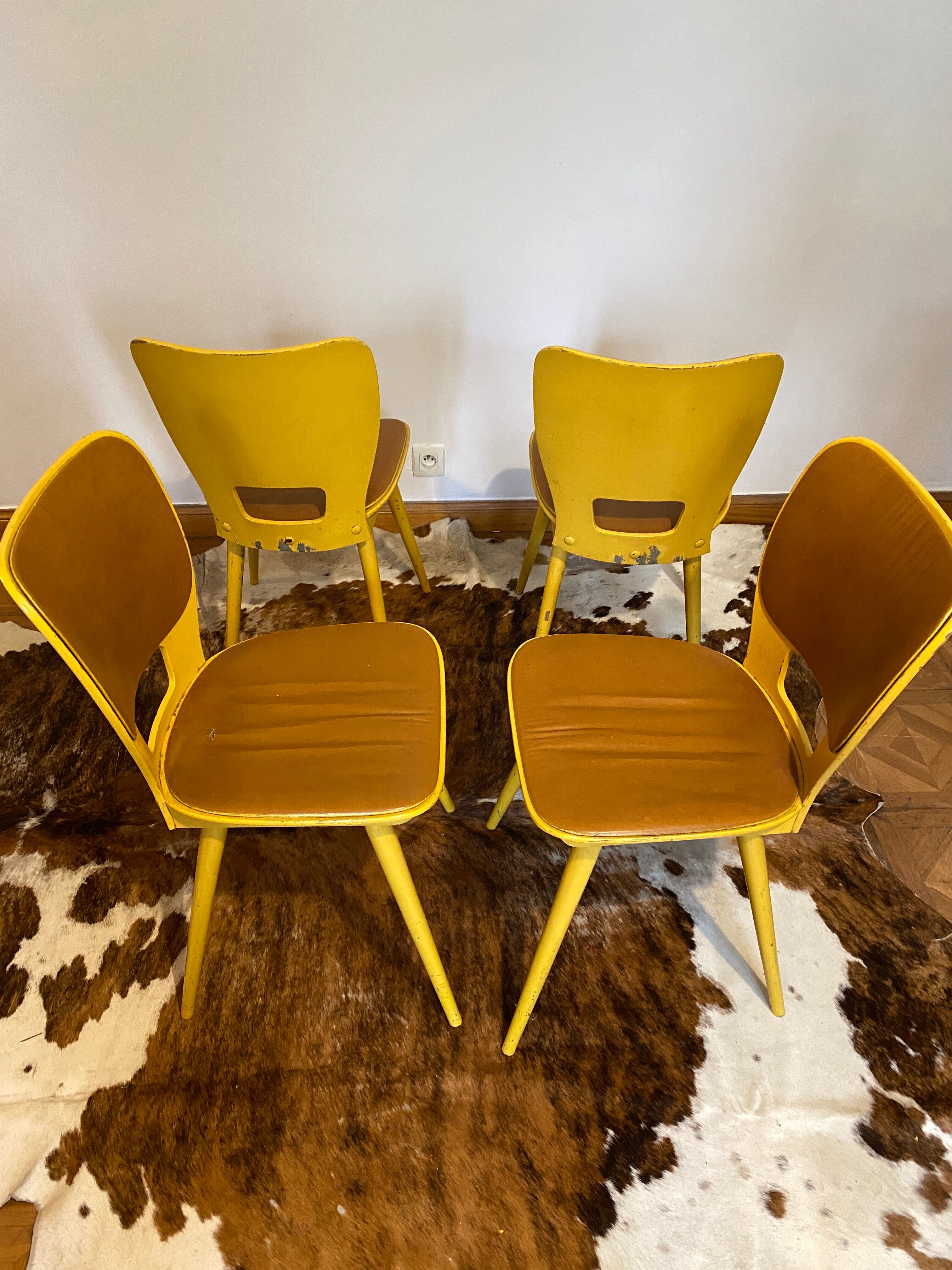 Chairs bistro feet compass