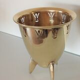 Brass /vintage tripod champagne bucket