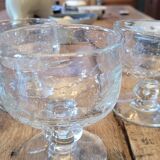 Bubbled glass cups