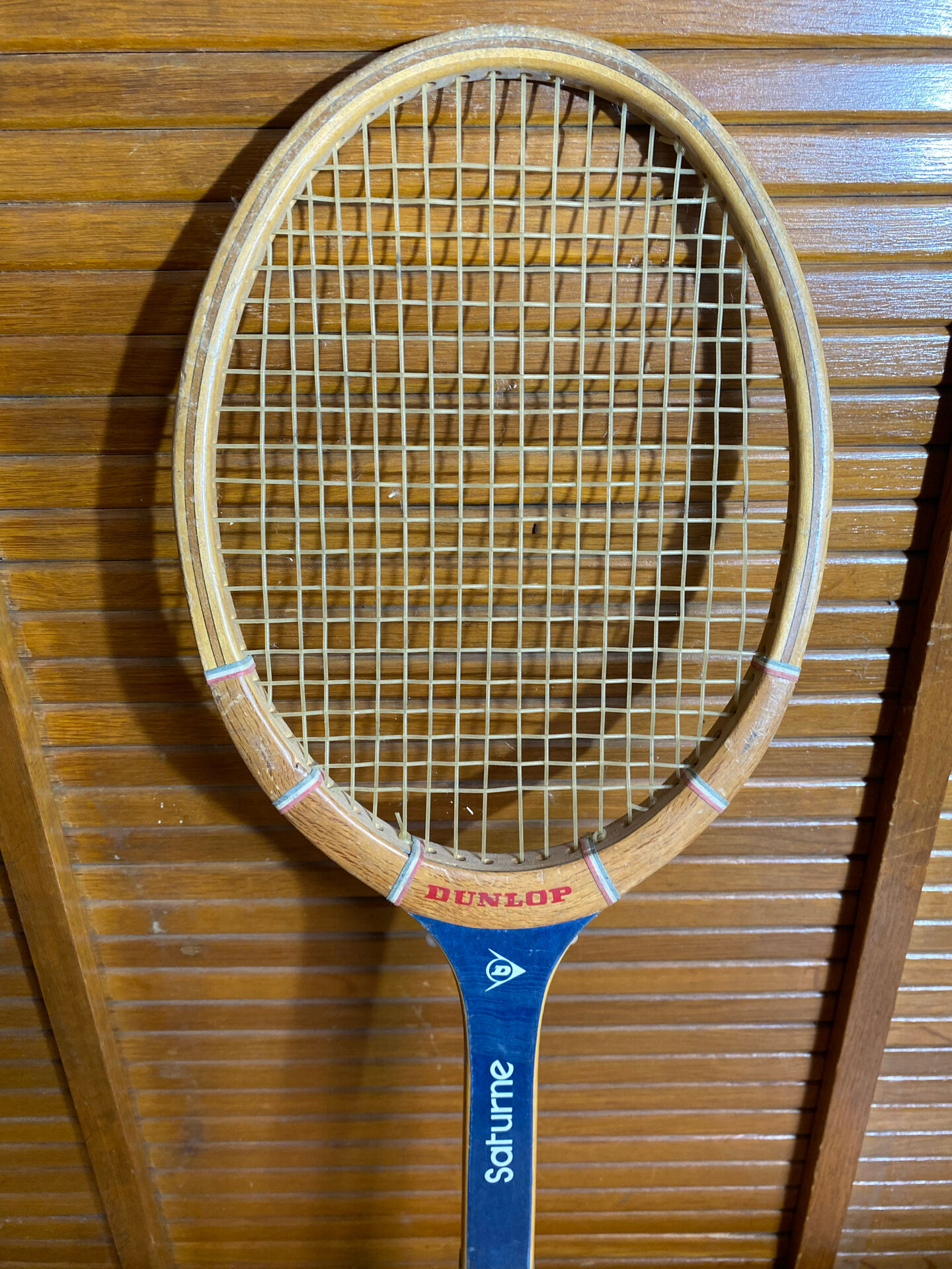 Vintage Dunlop Saturn Wood Tennis Racket
