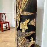 Black lacquered Chinese cabinet 19th century