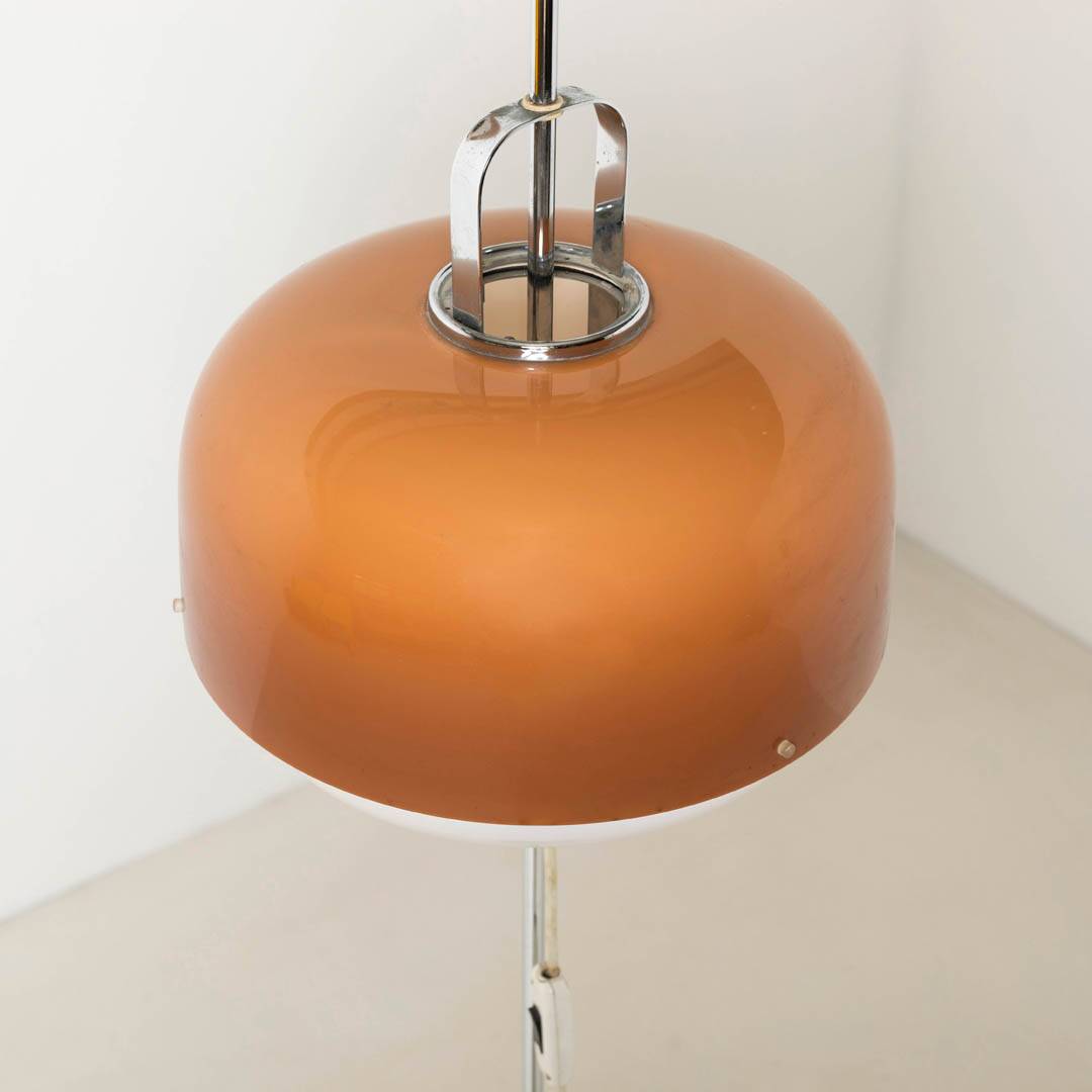 Lampe de sol Medusa de l'ère spatiale par Luigi Massoni pour Meblo, Yougoslavie, années 1970.