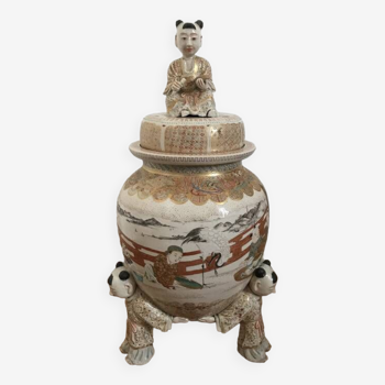 Vase japonais Satsuma ancien