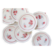 Dinner plates x6, Ceranord, Semi French Porcelain from the late 1950s