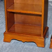 Vintage Georgian Style Walnut Bedside Tables, Set of 2