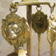 Fireplace servant decoration with lions.