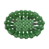 Ceramiquecorbeille green braided slushy fruit bowl