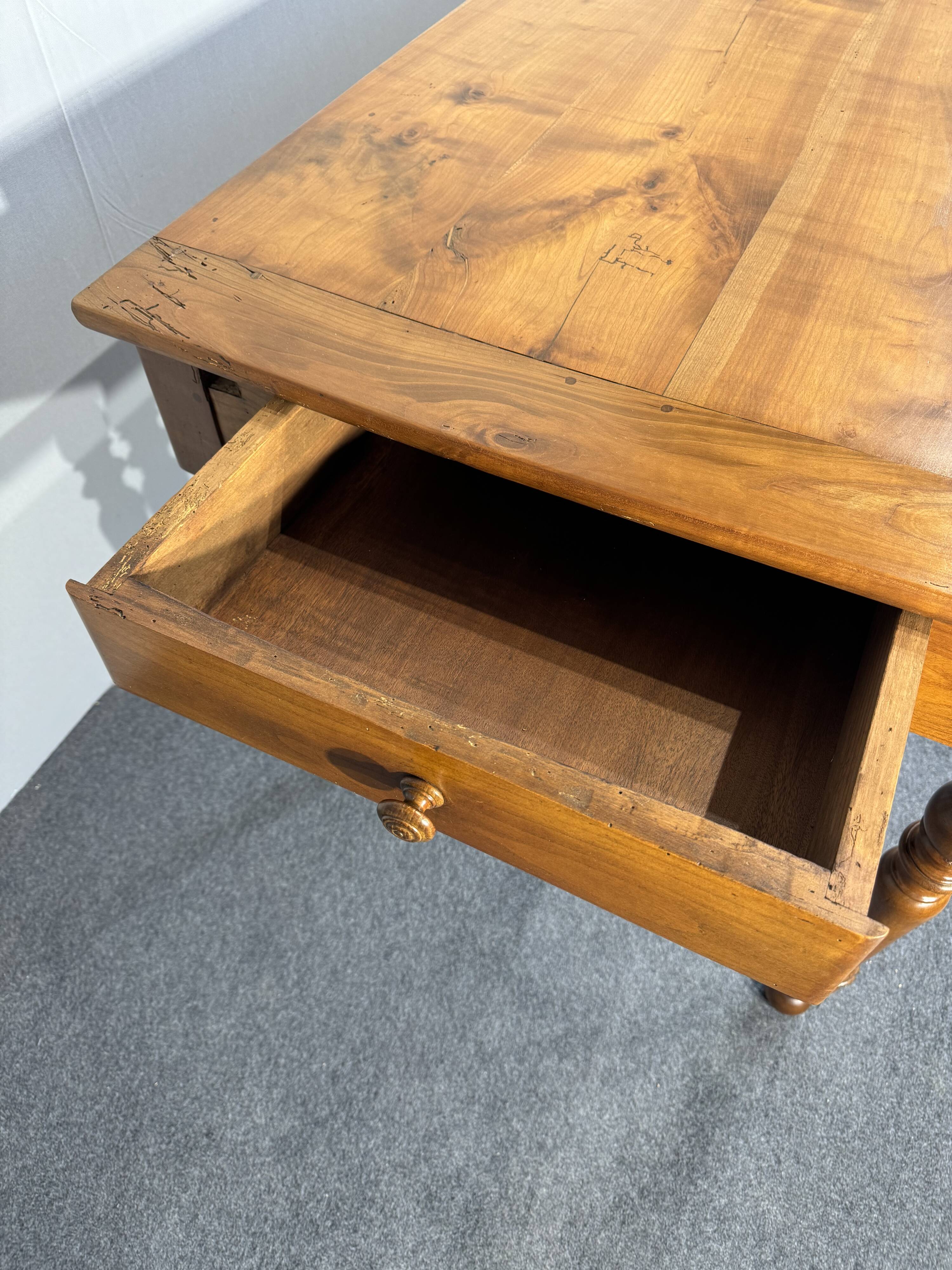 Cherry farmhouse table