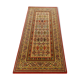 oriental vintage Keshan carpet Adoros, Persian carpet 86 x 180 cm