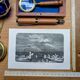 Printed in 1868, Mount Erebus, Ross Island, Antarctica.