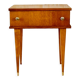 Table de chevet vintage sur pieds compas,  1950