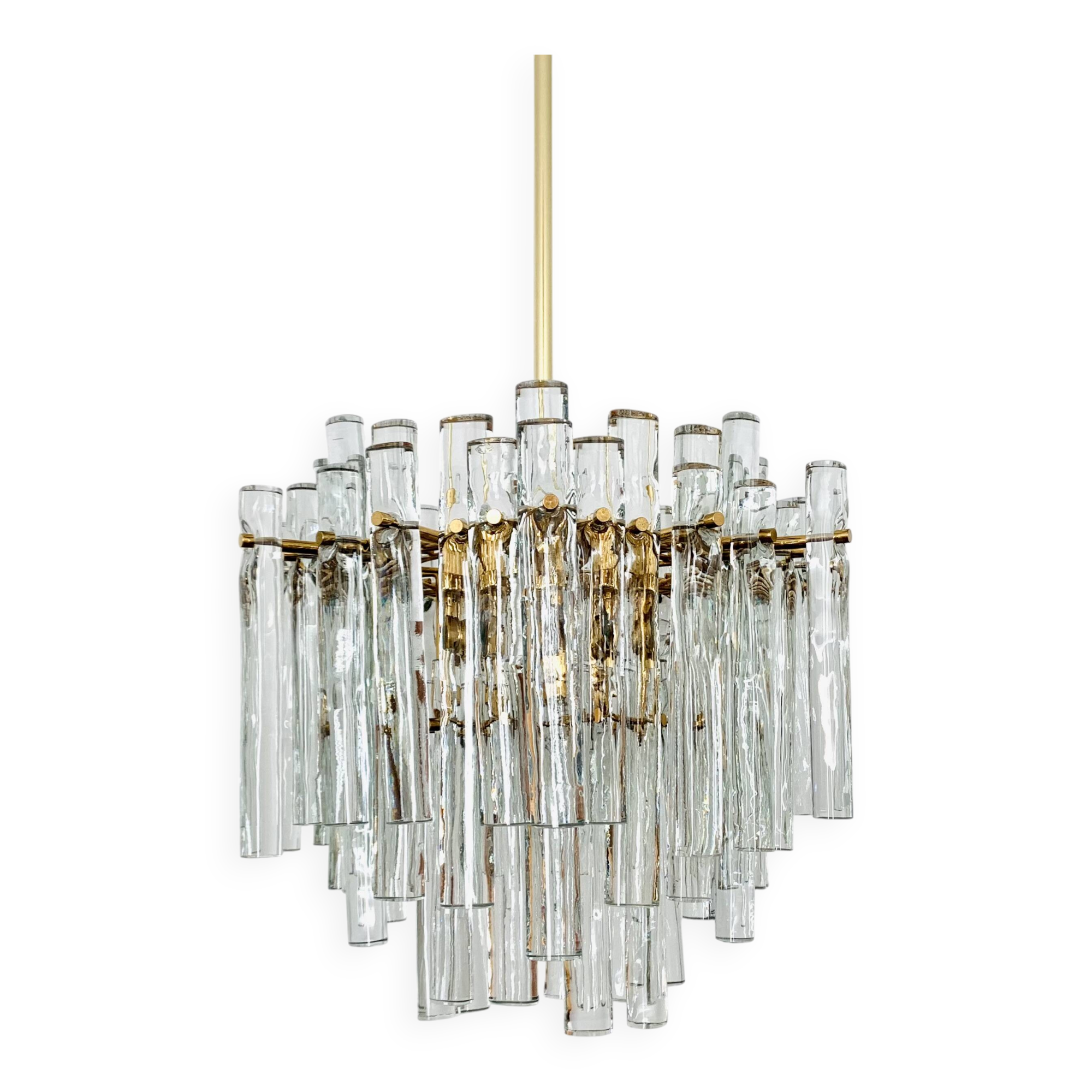 Crystal Glass Chandelier by Kinkeldey