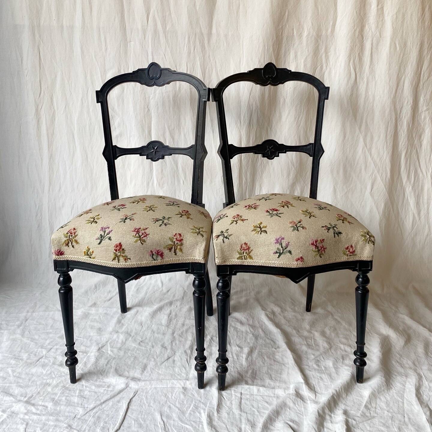 Pair of Napoleon III chairs