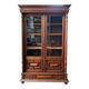 Henri II style library. Solid oak.
