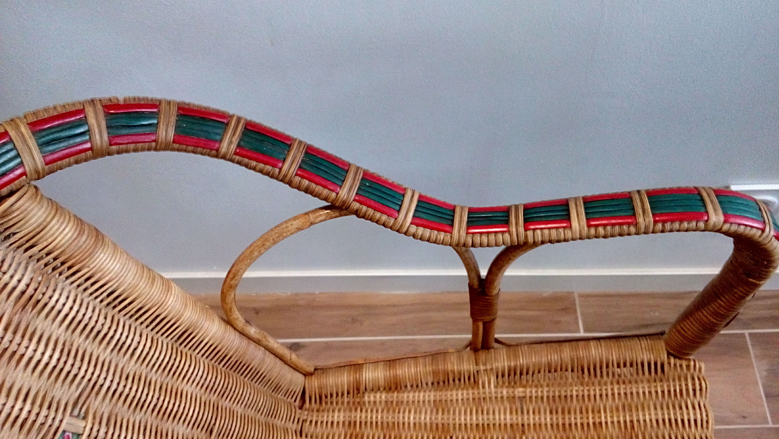 Rattan wicker garden salon rattan year 60