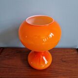 Space Age table lamp in orange glass, Massive, 1960