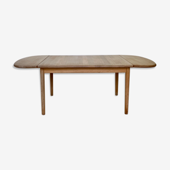 Table basse scandinave chêne massif  Hans Wegner