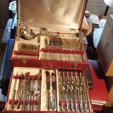 Housewife 64 pieces stainless steel and silver metal nogent