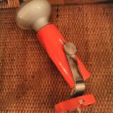 Set of 2 orange wall lights 70's